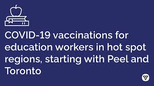 It's preferable for you to have the pfizer/biontech or moderna vaccines, which are not available at all. Ontario Ministry Of Health On Twitter Eligible Peel And Toronto Education Workers Notified By Their School Board Can Book Their Covid19 Vaccinations By Calling The Provincial Vaccine Booking Line At 1 833 943 3900 Https T Co Kdek33sltu