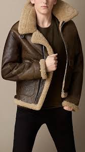 Men S Jackets Leather Bikers Bomber Quilted Burberry United States Leather Jacket Men Aviator Jackets Shearling Jacket