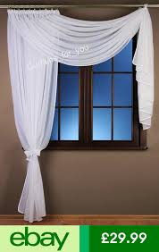 Window scarves are a unique way to upgrade your dining room or living room windows. Pin On Decor