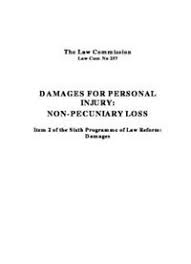 The amount awarded is affected by the type of injury and length of suffering. Damages For Personal Injury Non Pecuniary Loss Pdf