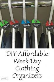 Check spelling or type a new query. Diy Affordable Week Day Clothing Organizers Sabrinas Organizing