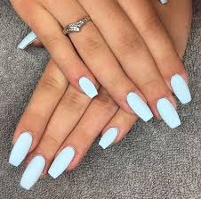 Nails Blue Summer