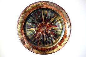 It's the greening that happens to old copper statues, coins and roofing material. Mandala Wall Art Flame Painted Decorative Copper Plate Sculpture By Daniel Cote Saatchi Art