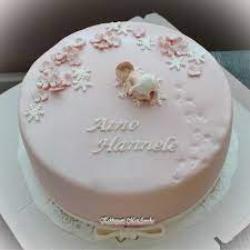 Einige einfache kuchen und nur ein spezieller kuchen (z. Tauftorte Madchen Ohne Fondant Baby Christening Cakes Baby Cake Baby Girl Cakes