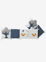 Vertbaudet Baby Nestchen Kleiner Fuchs In Gedruckt Dunkelblau Tour De Lit Bebe Tour De Lit Tour De Lit Coussin