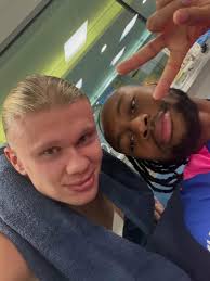 Erling Haaland: 'Welcome Antoine Semenyo 🩵'