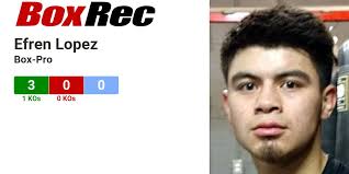 BoxRec: Efren Lopez