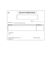 Runcit dan catatannya dlm buku tunai runcit. Contoh Baucar Pembayaran