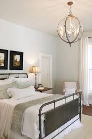 Orb Pendant Light In Neutral Shabby Chic Bedroom Hgtv