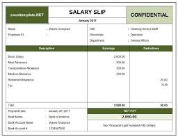Salary Slip Template Payroll Template Payroll Excel Shortcuts