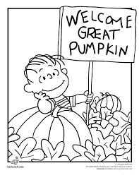 Enjoy this free printable coloring book filled with 13 pumpkin coloring pages for kids and adults. It S The Great Pumpkin Charlie Brown Coloring Pages Woo Jr Kids Activities