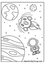 Outer space coloring pages for preschoolers. Outer Space Coloring Pages Updated 2021
