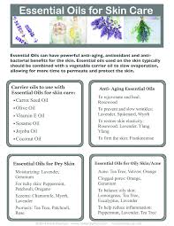 essential oils skincare chart google search essential