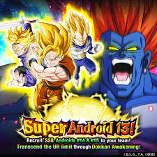 The rules of the game were changed drastically, making it incompatible with previous expansions. Dragon Ball Z Dokkan Battle On Twitter Super Android 13 Recruit Androids 14 15 To Your Team And Aim For Dokkan Awakening For More Details Please Kindly Check Out The In Game