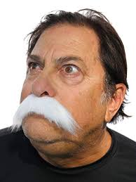 The hair is hand knotted onto very fine swiss lace which is glued to the face using skin tone moustache adhesive. City Costume Wigs Walrus Mustache Fake Facial Hair Realistic Looking Ninthavenue Europe
