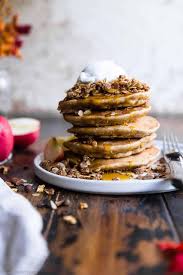 In fact, even my pickiest eater said this recipe was the best pancakes he had eaten. Apple Healthy Oatmeal Protein Pancakes With Greek Yogurt