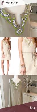 Calypso St Barth Cotton Dress With Jeweled Neck M Target Dresses Dresses Clothes Design