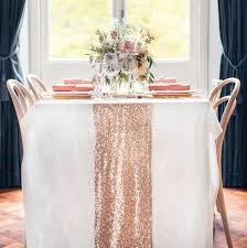 Rose Gold Sequin Table Runner Beautiful For All Fantastic For Any Wedding Event Or Home Dec Rose Gold Table Rose Gold Table Runner Gold Sequin Table Runner