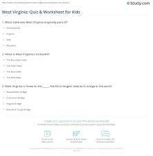 For many people, math is probably their least favorite subject in school. West Virginia Quiz Worksheet For Kids Study Com