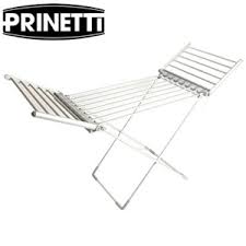 Stackable front load electric dryer w/ truesteam, steamfresh & pedestal compatible in graphite steel with 1,395 reviews and the ge 4.3 cu. Buy Prinetti Heated Clothes Drying Rack Silver Grays Australia