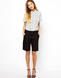Asos Asos Linen Shorts In Longline At Asos Fashion Bermuda Shorts Outfit Short Outfits