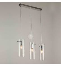 lampara de techo tube vidrio multiple 3 luces e14 eedell suspension design suspension 3 lampes verre design