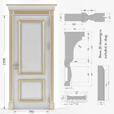 3d Door V Ray Classic Case Di Design Arredamento Interni
