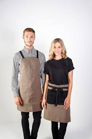 Download 100 Cotton Canvas Apron In Store Embroidery Logo Uniforms Coffee Shop Restaurant Uniforms Apron Bakery Uniform