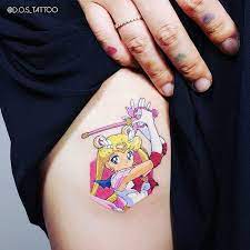 Sailor Moon Tattoos By D O S Tattoo Sailor Moon Tattoo Manga Tattoo Tattoos