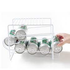 楽天市場 収納棚 缶ディスペンサー 冷蔵庫内収納 上にも置ける缶ストッカー 最大8缶収納 収納ラック キッチン収納 缶ホルダー キッチン用品 冷蔵庫収納 缶収納 缶ストッカー キッチン 収納 カン 缶ラック 3980円以上送料無料 お弁当グッズのカラフルボックス