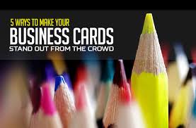 Like a typical business card, the sticker business cards are used to promote yourself and your business. 5 Ways To Make Your Business Cards Stand Out From The Crowd Articles Graphic Design Junction