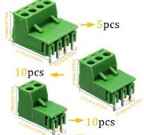 beihuazi® PCB Schraubklemmen 5.08mm Gerade Screw Terminal Block steckbare  Anschlussblöcke für PCB Leiterplatten/Board/Klemmenblock 2EDG Socket?2 ...
