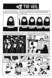 The Chador Is The Most Common Type In Iran Graphic Novel Persepolis Book Graphic