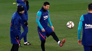 Real Sociedad Vs Barcelona Messi Not Present For Barcelona Training Due To Discomfort Marca In English