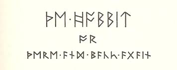 I have a way to convert it to elnglish letters (the appendix in the back of rotk) but it. What Did The Dwarvish Runes Say In The Final Shot Of The Hobbit Part I Science Fiction Fantasy Stack Exchange