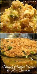Perfect for a weeknight meal, this chicken broccoli curry casserole recipe is one the whole family will enjoy. Broccoli Cheddar Chicken And Rice Casserole 1 Cup Uncooked Rice White Long Grain 1 Cup Milk 2 10 75 Oz Cans Condensed Cheddar Che Food Recipes Food Cooking