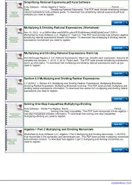 It is talks about rationalizing the denominator. Radical Expression Simplify Word Document