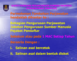 Manajemen sumber daya manusia (msdm) adalah bagian dari ilmu manajemen yang mempelajari aktifitas manajemen sumber daya manusia berkaitan erat dengan tugas yang di emban, fungsi menyelenggarakan analisis jabatan untuk menentukan persyaratan khusus dari jabatan individu di. Bahagian Pengurusan Perjawatan Jabatan Pengurusan Sumber Manusia Jpsm