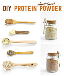 Protein powder is a supplement that is often used by athletes and body builders to enrich their exercise training programs. Diy Protein Powder Vegan The Fit Mediterranean