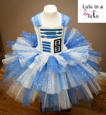 R2d2 Star Wars Robot Inspired Tutu Dress Star Wars Halloween Tutu Costumes Kids Tutu Dress