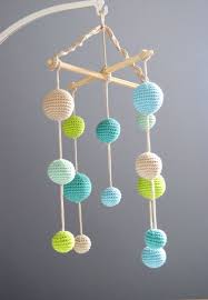 Baby Crib Mobile Crochet Pastel Baby Boy Mobile Beige Etsy In 2021 Crochet Baby Mobiles Baby Boy Mobile Crochet Baby Boy