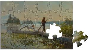 This new puzzle is based on a painting from 1866 by winslow homer and it depicts three women and one man play croquet. From Puzzles To Podcasts Maine Museums Are Finding Ways To Engage Online Portland Press Herald