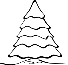Christmas Tree Clip Art Outline Christmas Tree Coloring Page Christmas Tree Outline Christmas Tree Clipart