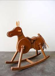 Rocking Horse Cheval A Bascule Jouets En Bois Bascule