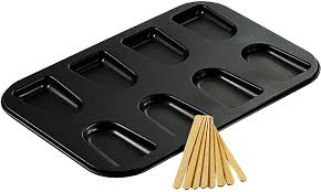 Kuchen am stiel backform involviere einige bilder, die sich darauf beziehen einander. Zenker Backblech Fur Kucheneis Am Stiel Backform Mit 25 Holzstabchen Fur Snacks Backblech Mit Antihaftbeschichtung Fur Kleine Kuchen Kreatives Backen Farbe Schwarz Menge 1 Stuck Amazon De Kuche Haushalt Wohnen