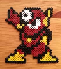Metal Man From Mega Man 2 Nes Pixel Art Beading Patterns Crafts