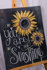 You Are My Sunshine Baby Shower Party Ideas Photo 14 Of 44 Summer Chalkboard Art Chalkboard Art Sunshine Baby Showers