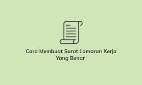 Gabung di channel telegram, nyalakan notifikasi, agar tidak ketinggalan info. Contoh Dan Cara Membuat Surat Lamaran Kerja Yang Benar Dan Terbaru