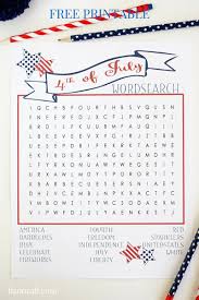 4th of july word search fun before the fireworks she liz
