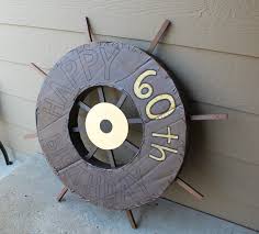 If your friends and family enjoy swashbuckler style, then these pirate knickknacks are sure to bring smiles to their faces. Cardboard Ship Wheel And Fake Portholes